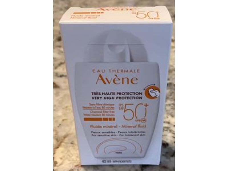 Avene Very High Protection Mineral Fluid, SPF 50+, 40 mL