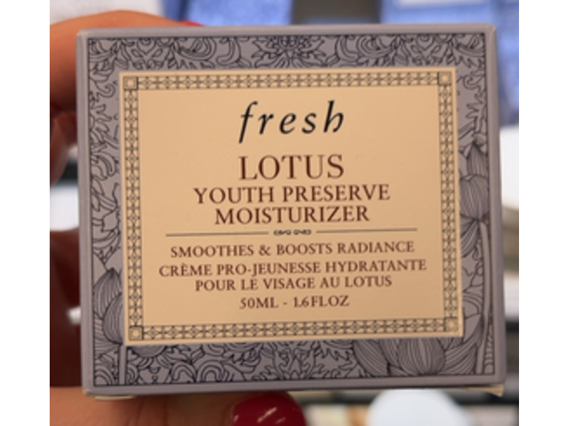 Fresh Youth Preserve Smoothes & Boosts Radiance Moisturizer, Lotus, 1.6 fl oz/50 mL