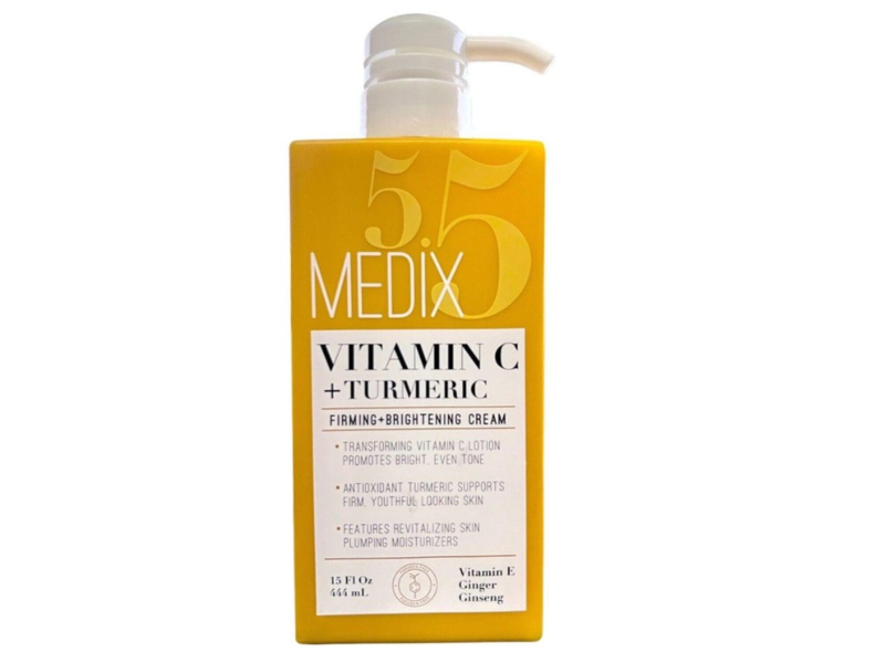 Medix 5.5 Firming+Brightening Cream, Vitamin C+Turmeric, 15 fl oz/444 mL