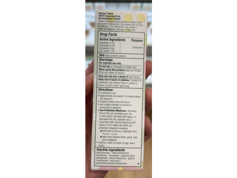 Clinique Even Better Clinical Vitamin Makeup, SPF 45, Light Warm 1, 1 fl oz/30 mL