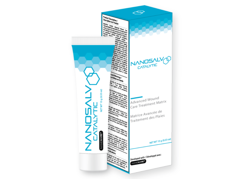 Nanotess Nanosalv Catalytic Advanced Wound Care Treatment Matrix, Large, 0.53 oz/15 g
