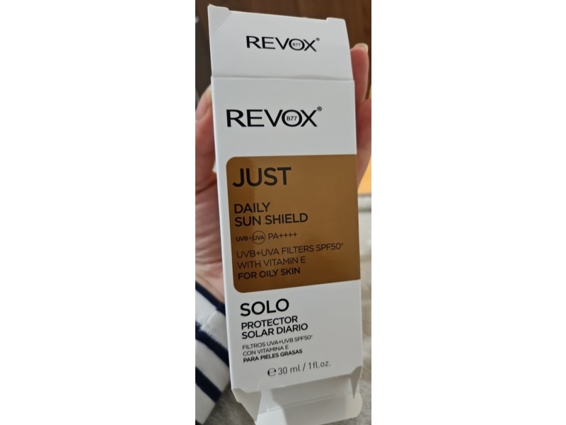 Revox B77 Just Daily Sun Shield, SPF 50 + PA++++, 1 fl oz/30 mL