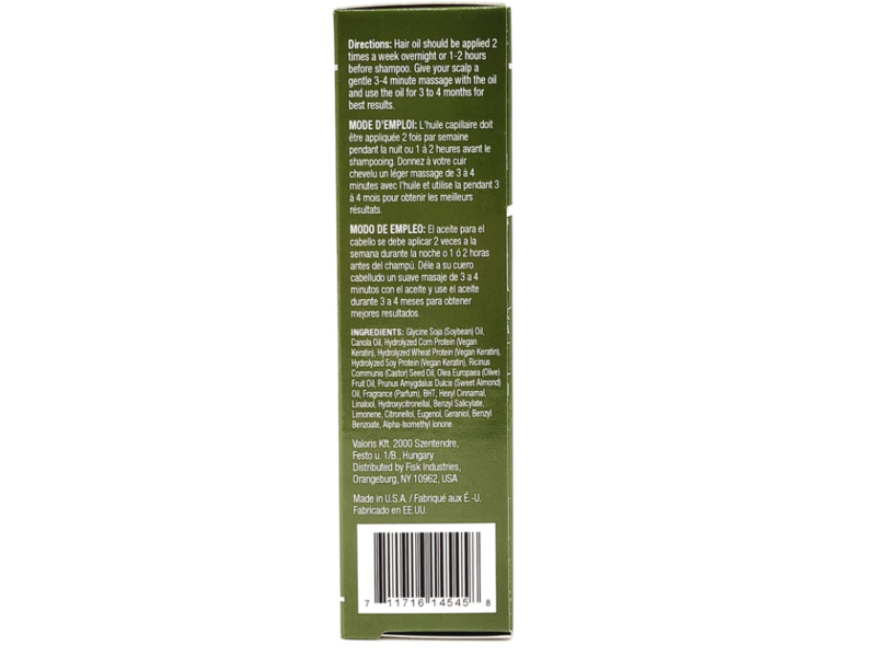 Difeel Keratin Anti Frizz & Shine Premium Hair Oil, 2.5 fl oz/75 mL