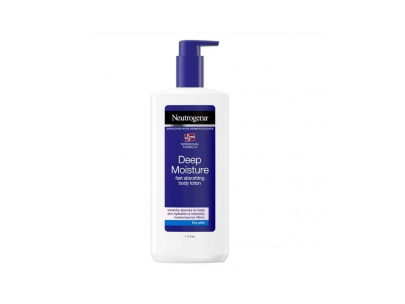 Neutrogena Deep Moisture Fast Absorbing Body Lotion, 250 mL