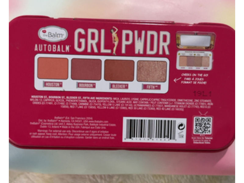 theBalm Autobalm Grl Pwdr Cheeks On The Go Palette, 0.28 oz/8.0 g