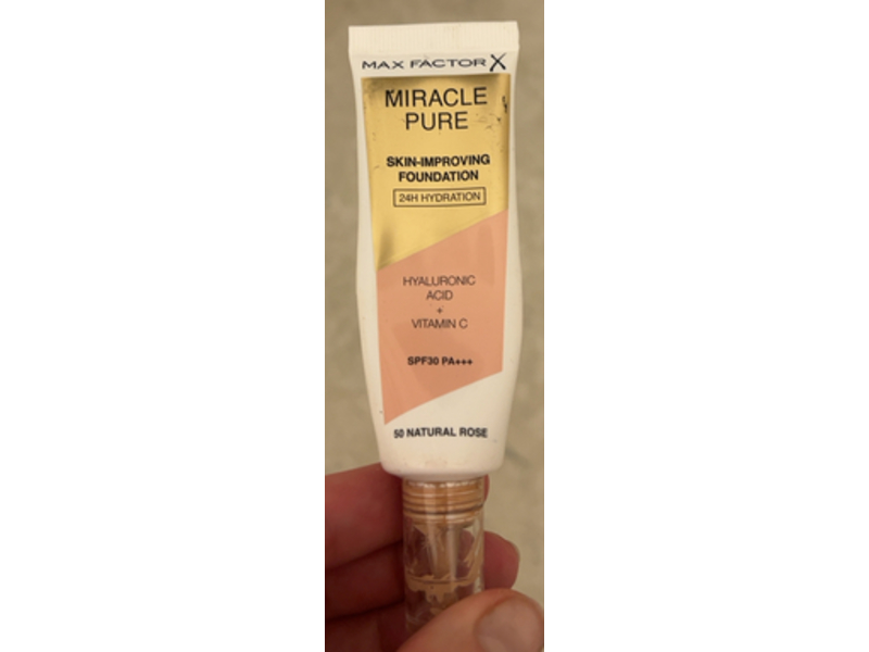 Max Factor Miracle Pure Skin - Improving Foundation, 50 Natural Rose, 30 mL