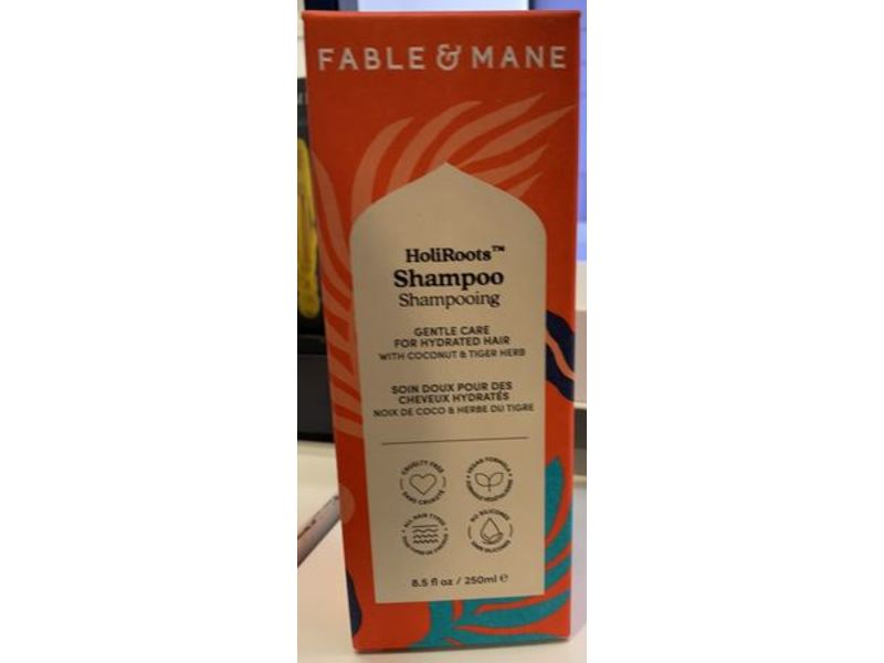 Fable & Mane Holiroots Shampoo, 8.5 fl oz/250 mL