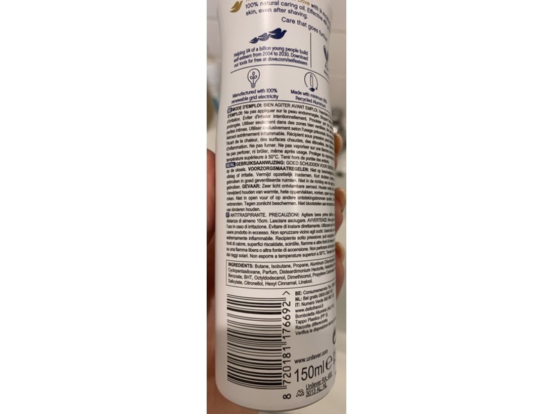 Dove Go Fresh Antiperspirant Deodorant, Pear & Aloe Vera, 150 mL