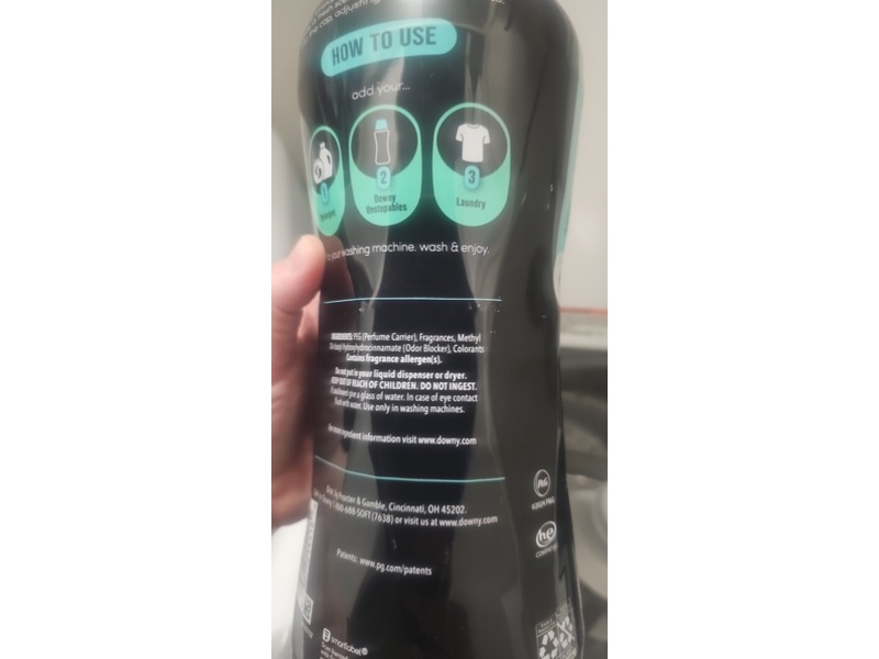 Downy Unstopables In-Wash Laundry Scent Booster Beads, Fresh, 30.1 oz/8523 g