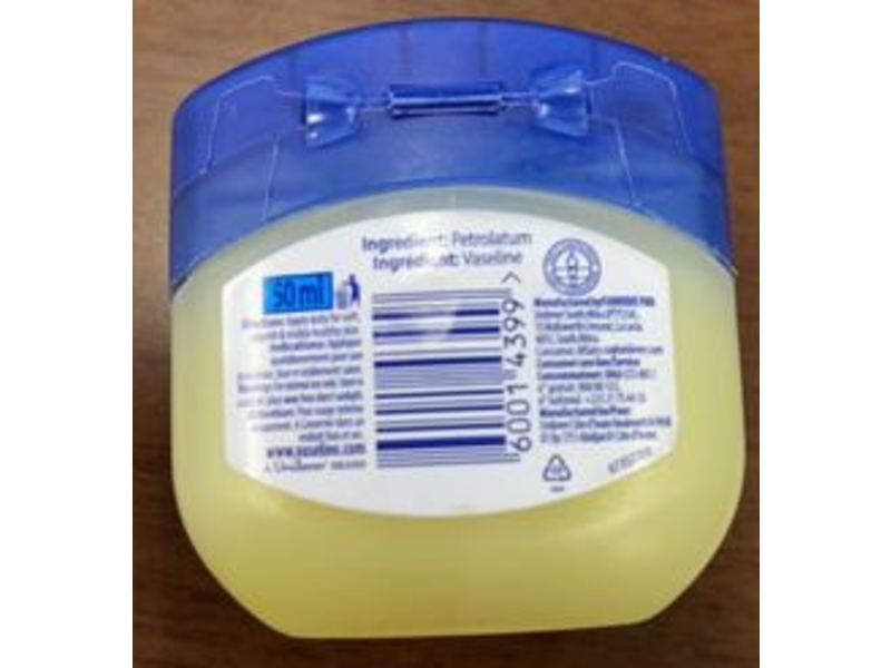 Vaseline Blue Petroleum Jelly, Original, 50 mL