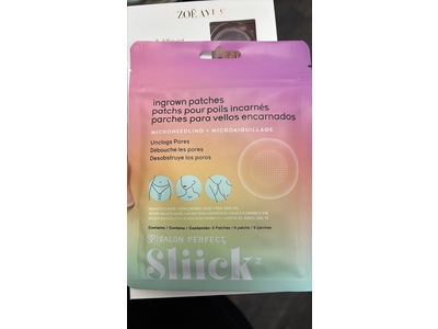 Sliick Ingrowth Patches, Salicylic Acid + Hyaluronic Acid & Tea Tree Oil, 9 Count