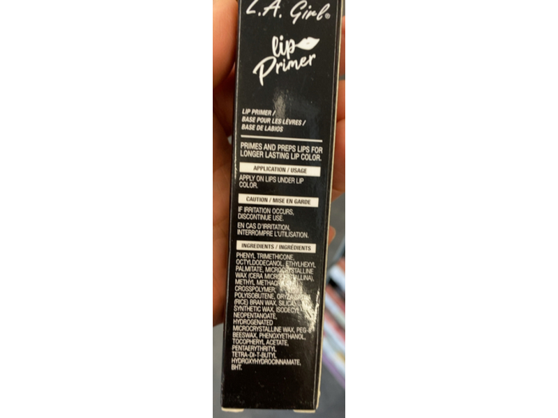 L.A. Girl Lip Primer, Clear, 0.03 oz/1 g
