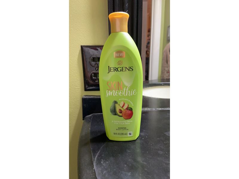 Jergens Skin Smoothie Body Lotion, Avocado & Apple Scented, 10 fl oz/295 mL