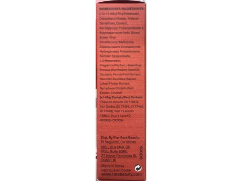 Rare Beauty With Gratitude Dewy Lip Balm, Praise, 0.10 oz/2.8 g