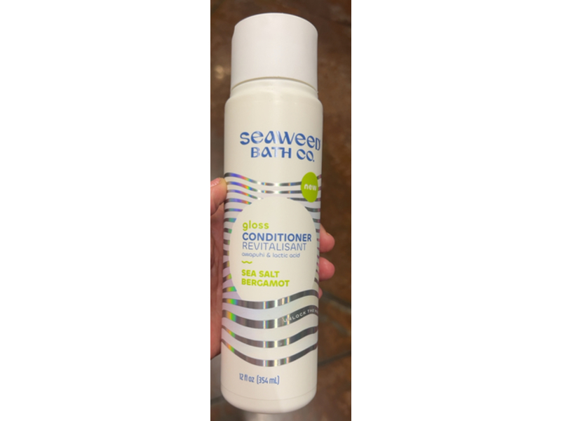 Seaweed Bath Co. Gloss Conditioner, Sea Salt Bergamot, 12 fl oz/354 mL