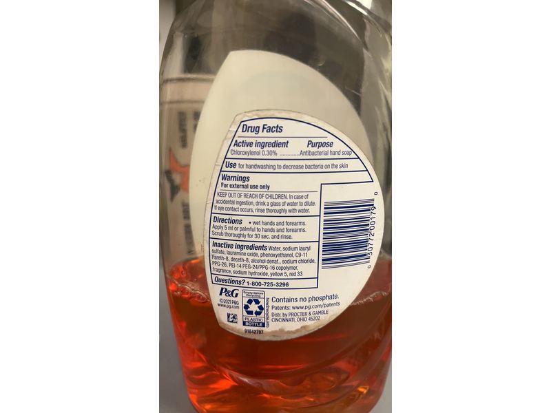 Dawn Ultra Antibacterial Hand Soap, 38 oz/1.12 L