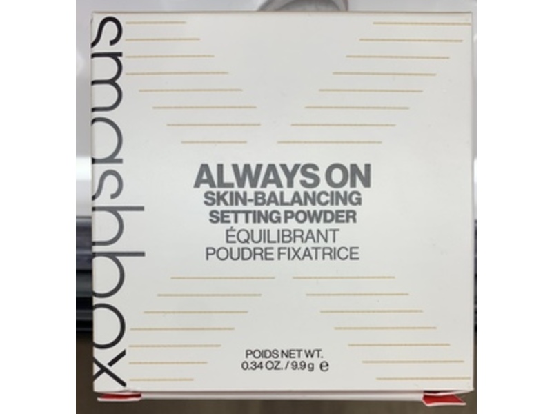 Smashbox Always on Skin-Balancing Setting Powder, Translucent Light, 0.34 oz/9.9 g