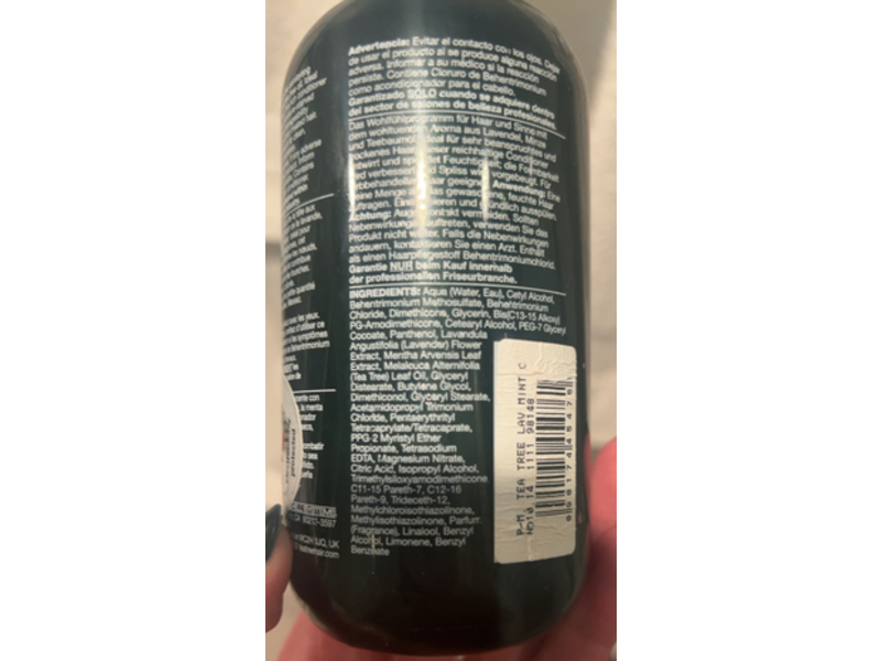 Teatree Moisturizing Conditioner, Lavender Mint, 10.14 fl oz/300 mL