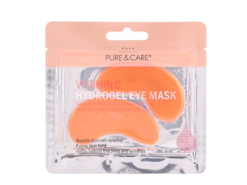 Pure & Care Hydrogel Eye Mask, Vitamin C, 1 Pairs