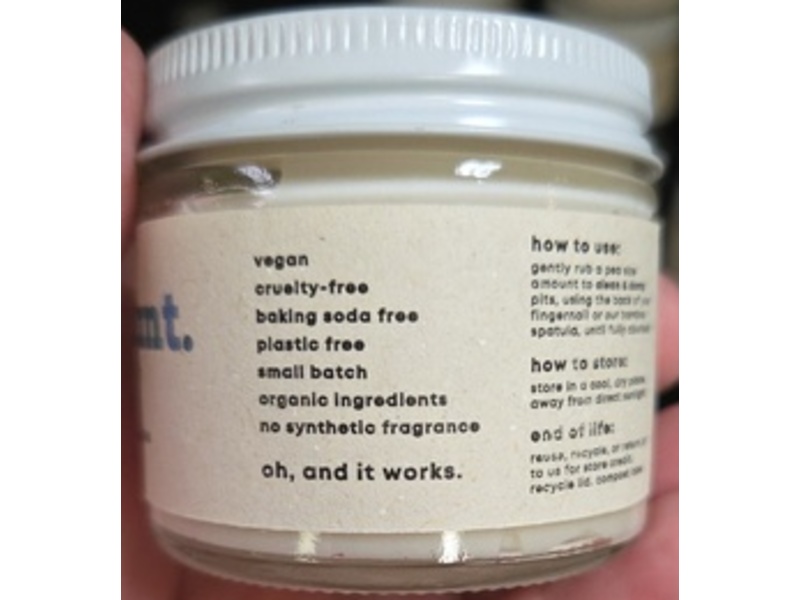 Sustain Yourself Deodorant Cream, Unscented, 2 fl oz/68 g