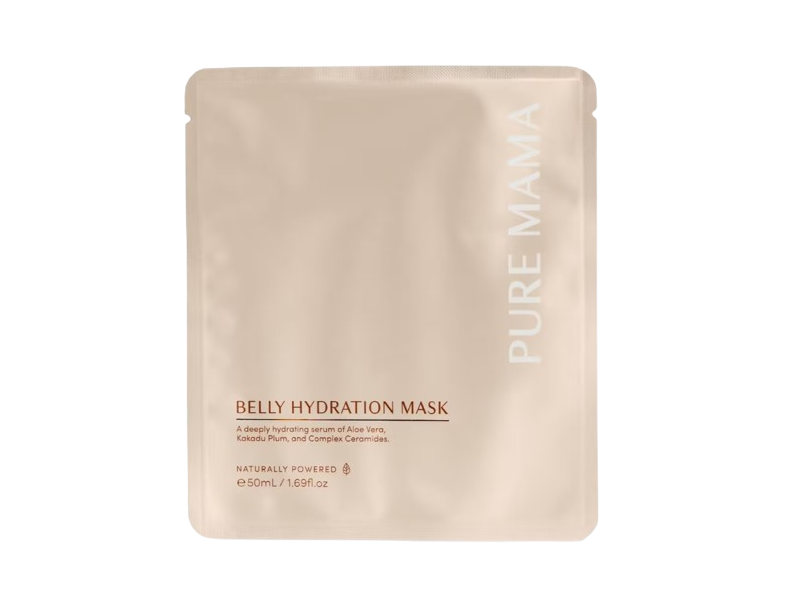 Pure Mama Belly Hydration Mask, 1.69 fl oz/50 mL
