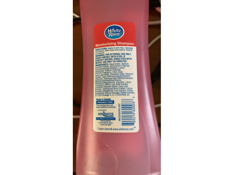 White Rain Moisturizing Shampoo, Energizing Citrus, 15 fl oz/443 mL