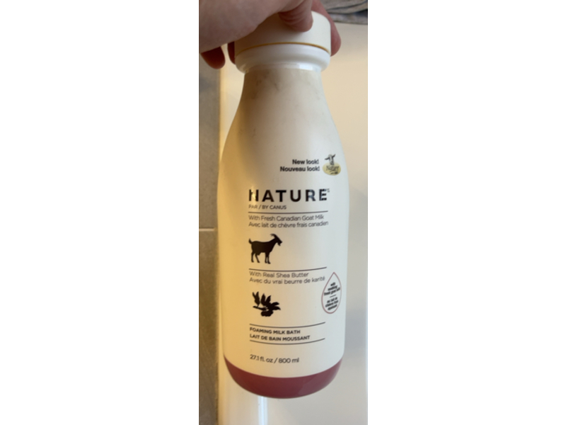 Nature By Canus Foaming Milk Bath, 27.1 fl oz/800 mL