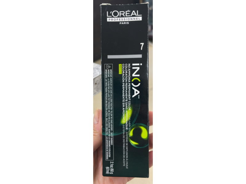Loreal Inoa Permanent Hair Color, 7/7N Blonde, 2.1 oz/60 g