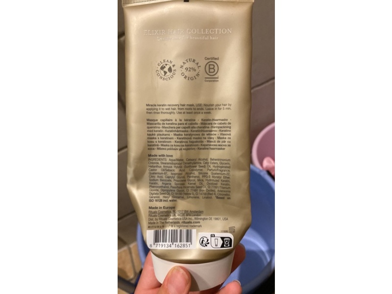 Rituals Phyto Keratin Hair Mask, 6.7 fl oz/200 mL