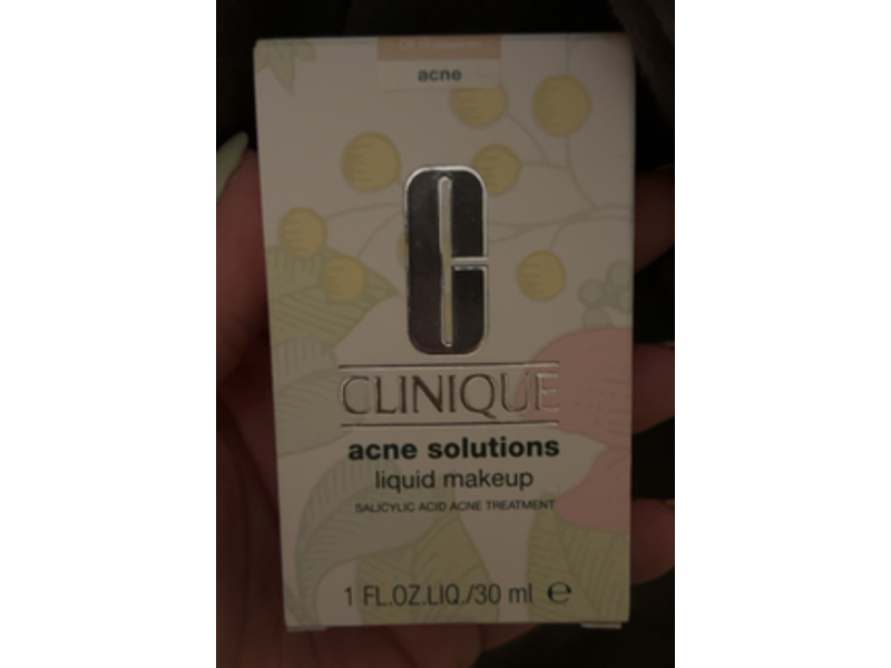 Clinique Acne Solutions Liquid Makeup, CN 10 Alabaster, 1 fl oz/30 mL