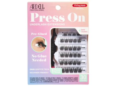Ardell Press On Underlash Extensions, Wispies Natural, 30 Count
