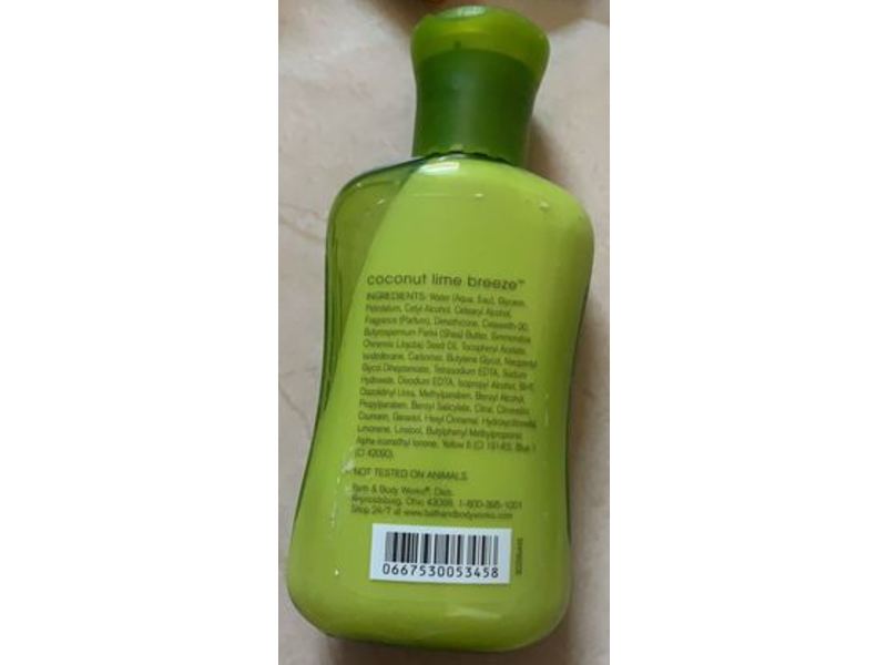 Bath & Body Works Body Lotion, Coconut Lime Breeze, 3 fl oz/88 mL