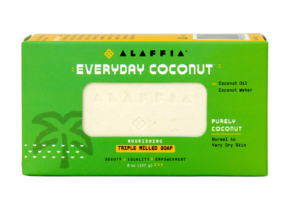 Alaffia Everyday Coconut Triple Milled Bar Soap, 8 oz/227 g