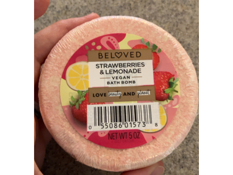 Love Beauty & Planet Beloved Bath Bomb, Strawberries & Lemonade, 5. 5 oz