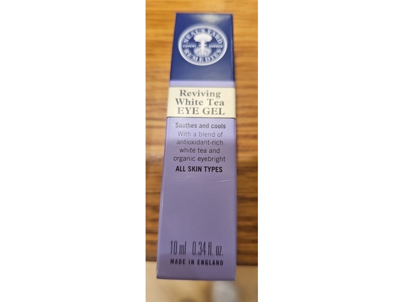 Neal's Yard Remedies Reviving Eye Gel, White Tea, 0.34 fl oz/10 mL