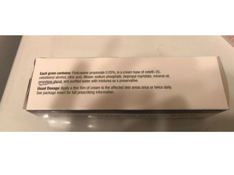 Fluticasone Propionate Cream, 0.05%, 60 g, Perrigo (RX)