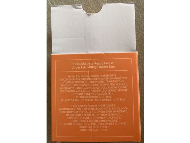 Sheglam Insta-Ready Face & Under Eye Setting Powder Duo, Bisque, 0.247 oz/7 g