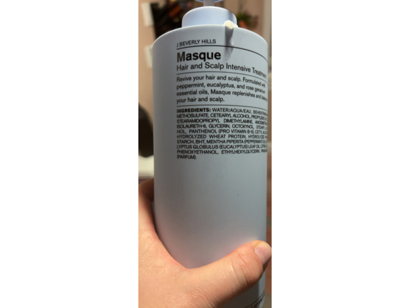 J Beverly Hills Hair & Scalp Masque Intensive Treatment, 12 fl oz/340 mL