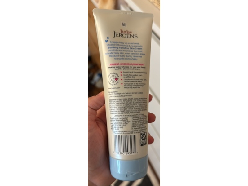 Jergens Baby Soothing Sensitive Skin Cream, 8 fl oz/236 mL