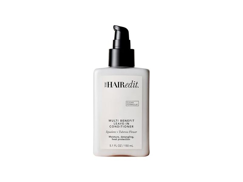 The Hair Edit Multi-Benefit Leave-In Conditioner, Squalane + Tuberose Flower, 5.1 fl oz/150 mL