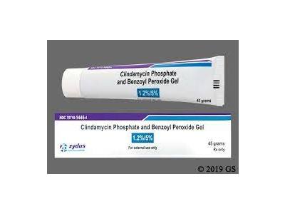 Clindamycin Phosphate and Benzoyl Peroxide Gel, 45 g, Zydus (RX)