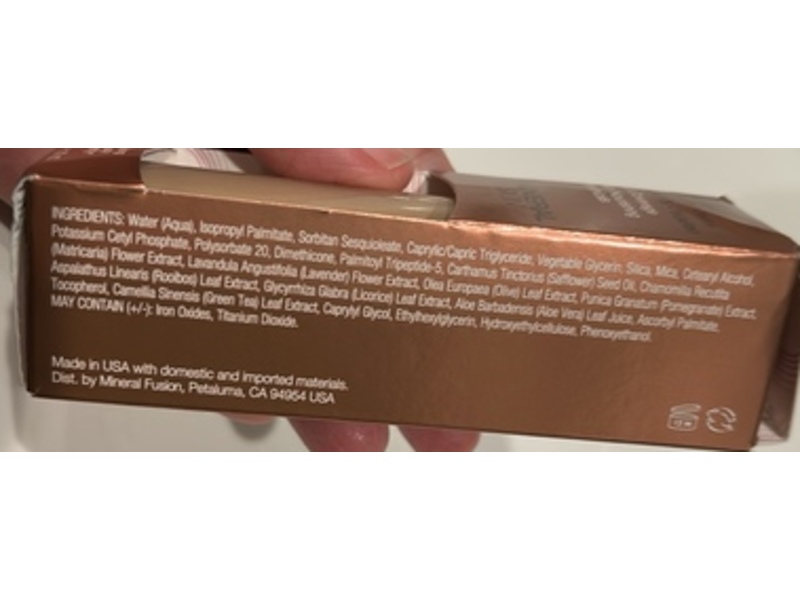Mineral Fusion Liquid Foundation, Olive 3 Warm, 1 fl oz/30 mL