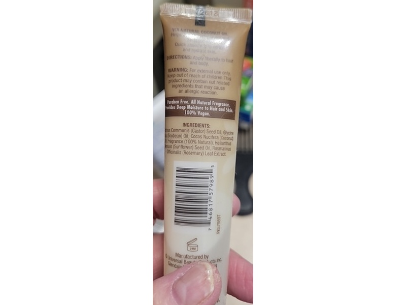 Via Natural Coconut Oil, 1.5 fl oz/45 mL