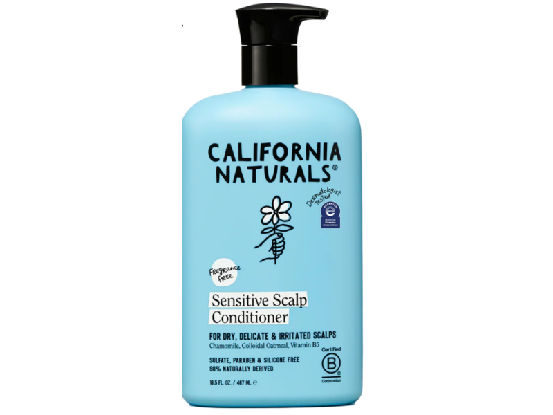 California Naturals Sensitive Scalp Conditioner, Fragrance Free, 16.5 fl oz/487 mL