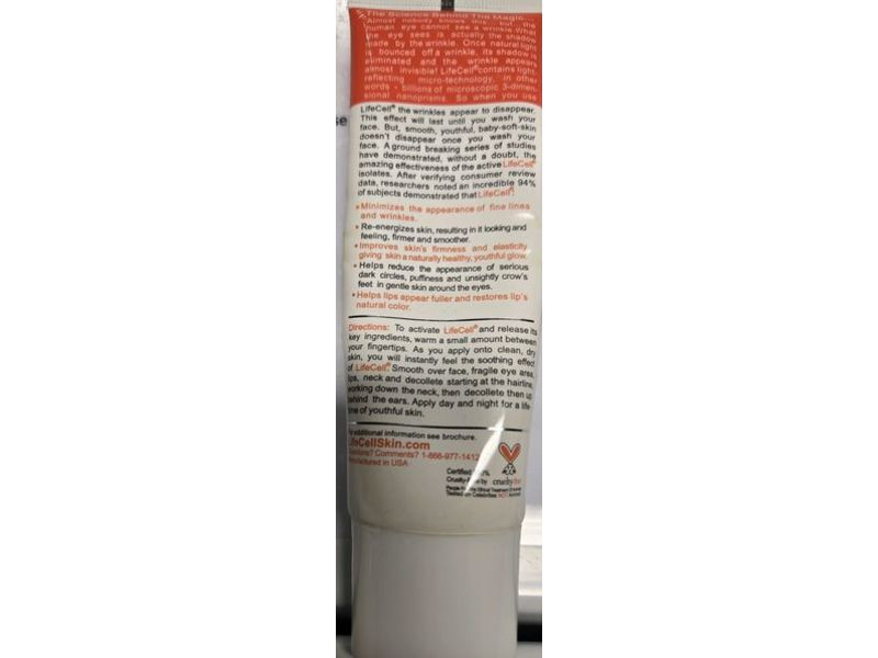 LifeCell South Beach Skincare All-In-One Anti-Aging Treatment, 2.54 oz/75 mL