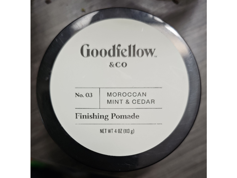 Goodfellow & Co Finishing Pomade, Moroccan Mint & Cedar, 4 oz/113 g