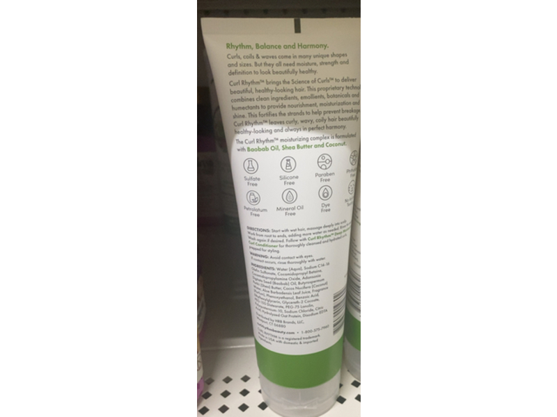 Curl Rhythm Deep Moisturizing Curl Shampoo, 10 fl oz/293 mL