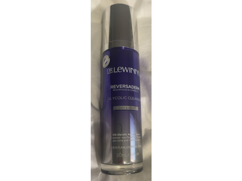 Dr. Lewinn's Reversaderm Glycolic Cleanser, Day & Night, 4 fl oz/120 mL
