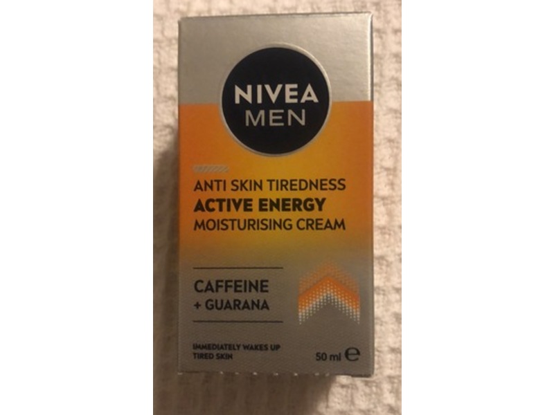 Nivea Men Active Energy Moisturising Cream, Caffeine + Guarana, 50 mL