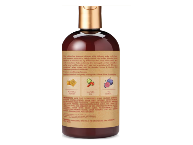 SheaMoisture Intensive Hydration Shampoo, Manuka Honey & Mafura Oil, 24 fl oz/710 mL